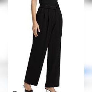 Saks Fifth Avenue SILK Charcoal Pull-On Trousers